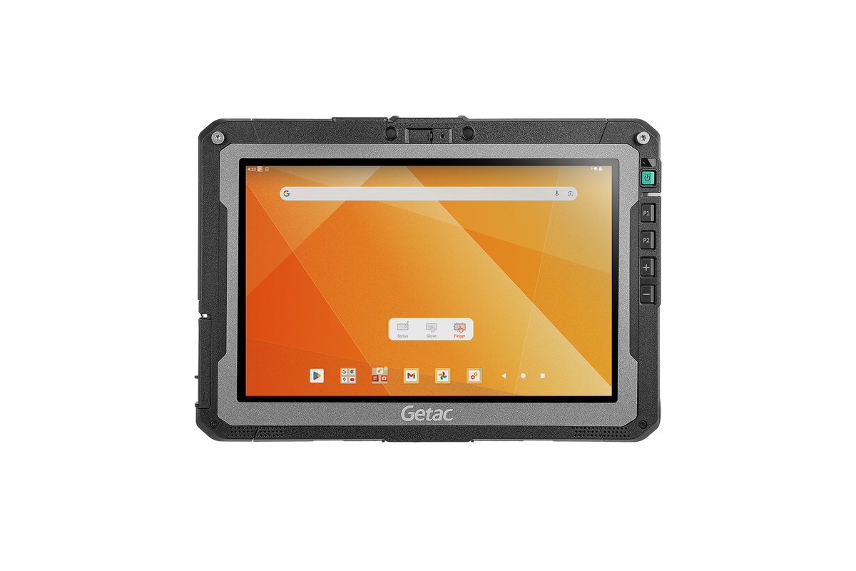 Getac ZX10 G2 10.1" rugged Android tablet (Z8A1GXGX58BX) – front view