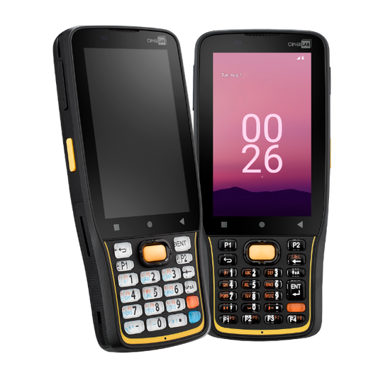 CipherLab RK26 rugged Android mobile computer, 25-key numeric keypad (AK26EM4DNEG41) – keypad versions front view