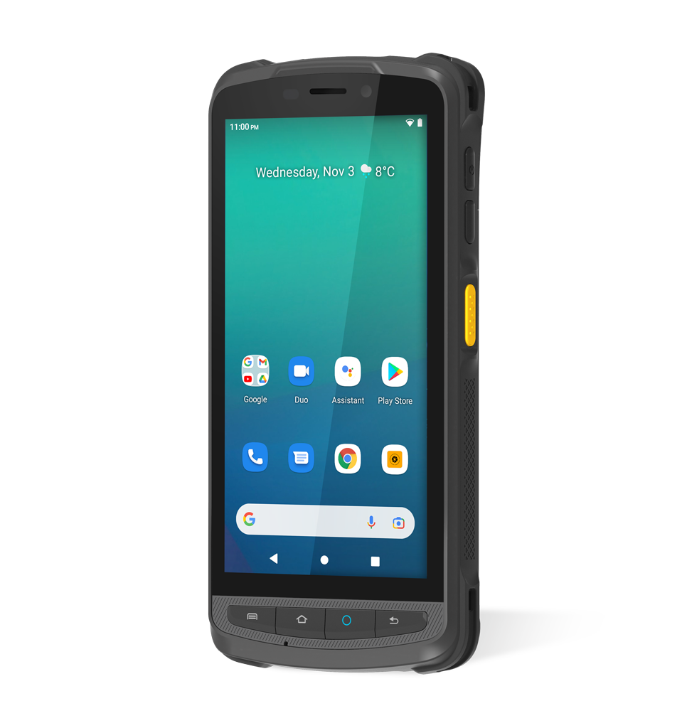 Newland MT90 Orca Pro II rugged Android mobile computer, 2D imager (NLS-MT9085-W4) – perspective view