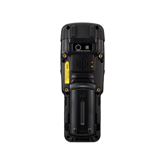 M3 Mobile US30 rugged Android keypad mobile computer, 4" display, 51-key alphanumeric keypad, SE5500 Smart Focus imager, straight shooter (US300D-TFCWEE-HF) – back view
