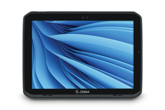 Zebra ET85 rugged tablet, Windows 11 Pro, SE4107 standard range scanner, 5G + GPS (ET85C-3P5A2-CF0) – front view