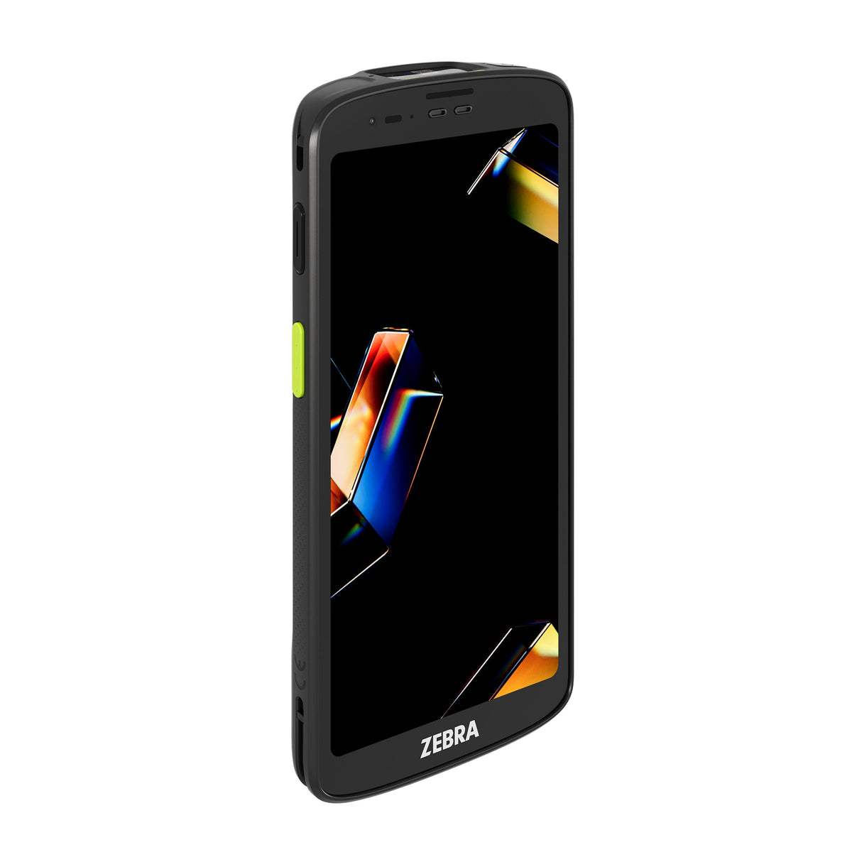 Zebra TC201 TC2010-0S3P6BE00-A6 rugged Android mobile computer – angled front view from the right