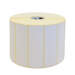 Etiķetes, Zebra, parasts papīrs, Z-Perform 1000T Removable, W: 57.15 mm, H: 31.75 mm, D: 127 mm, C: 25.4 mm (3012779-T)