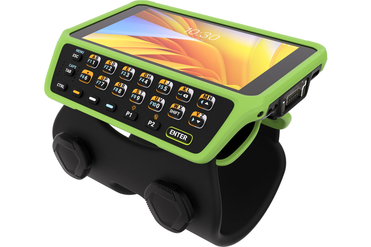 Zebra WT6400 wearable wrist computer, 23-key function alphanumeric keypad (WT0-WT64B-K6DCE2A6) – on wrist strap