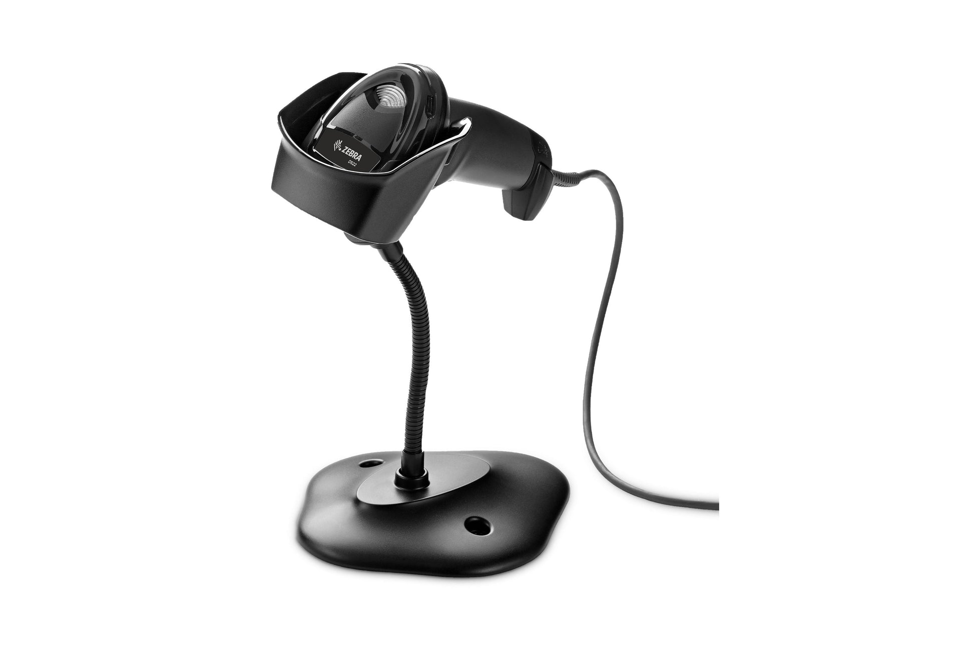 Zebra DS2208 2D Barcode Scanner with stand (DS2208-SR7U3200SGW)