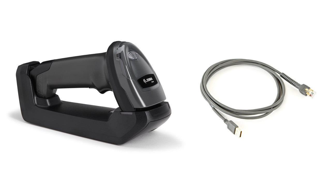 Zebra DS4678 with cradle and cable (DS4678-SR7U2100PFW)