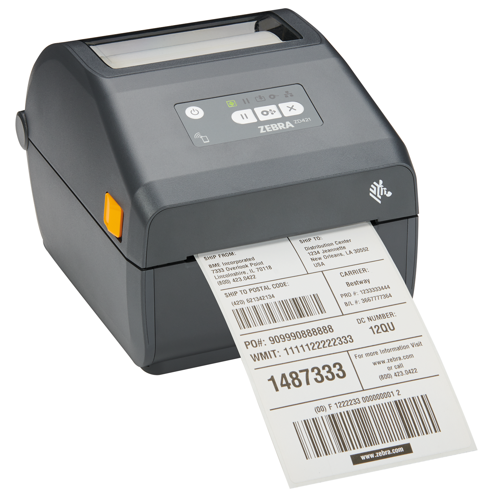 Zebra ZD421d Desktop Label Printer (ZD4A043-D0EE00EZ)