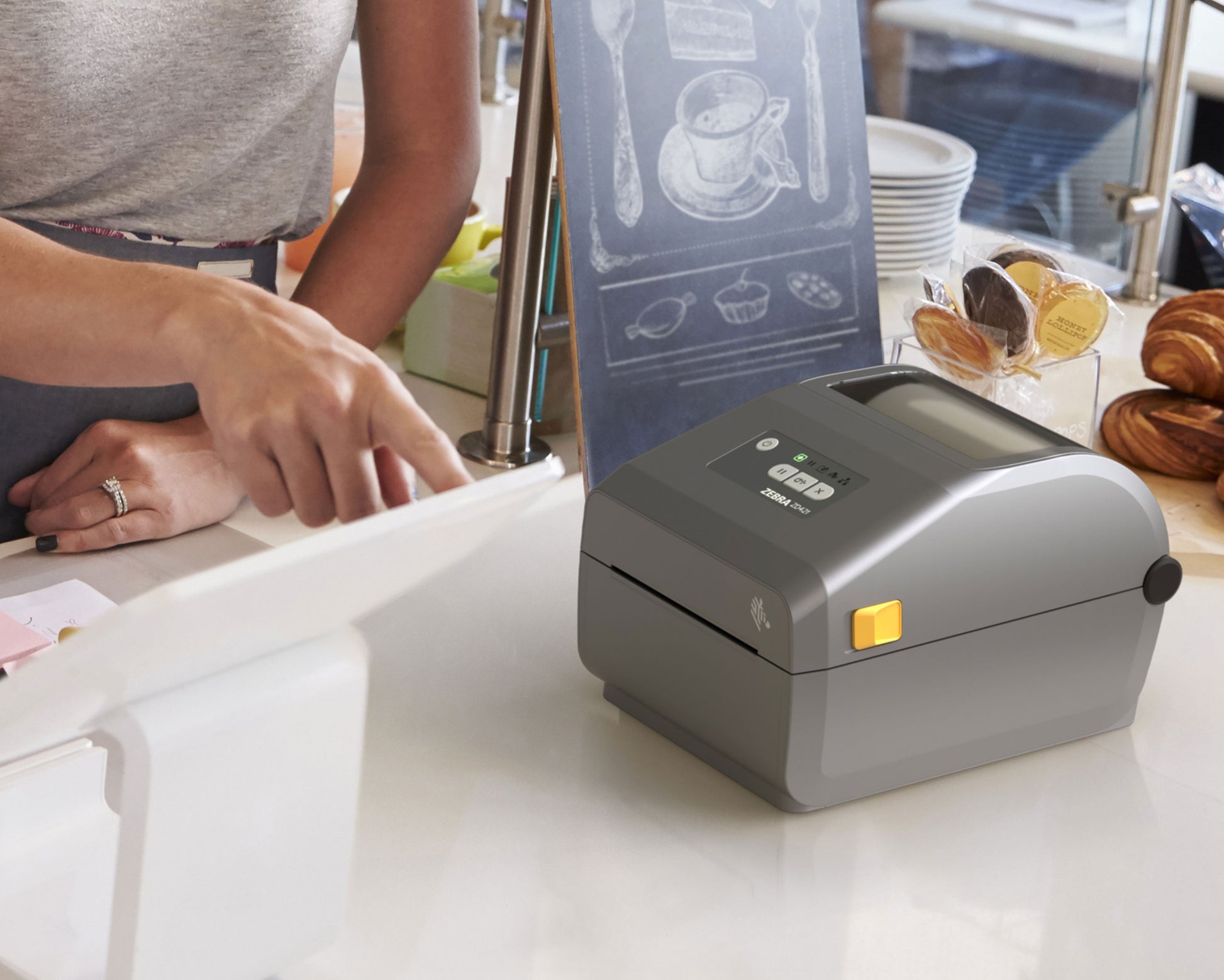 Zebra ZD421d Desktop Label Printer (ZD4A043-D0EW02EZ)